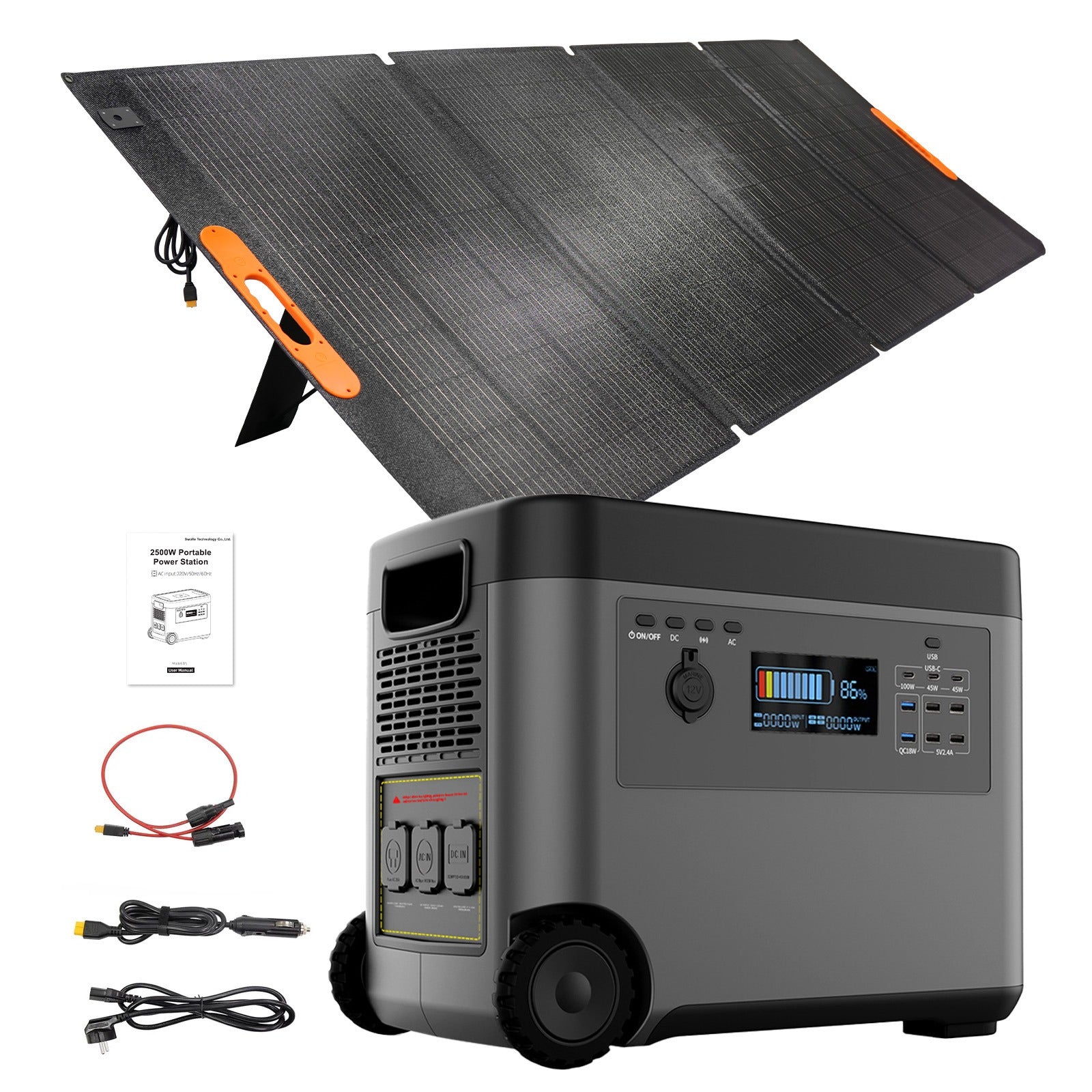 VOLTBOX Kit D5 2500W, include panou solar si conexiuni plug&play