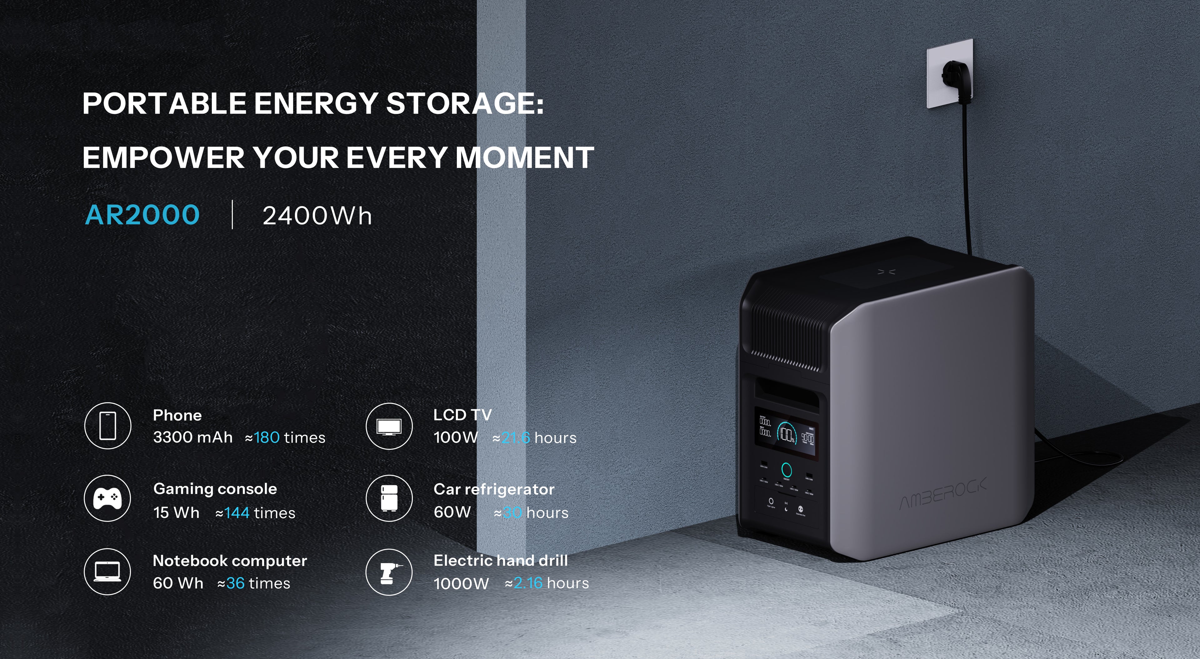 VOLTBOX AR2000 Sistem de stocare a energiei solare pentru balcon